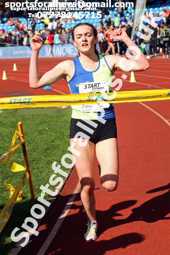 Womens under-17s  Northern 3 Stage Road Relay, SportsCity, Manchester. Photo: David T. Hewitson/Sports for All Pics